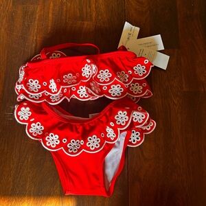 Baby Girl 2-piece Ruffle Swim